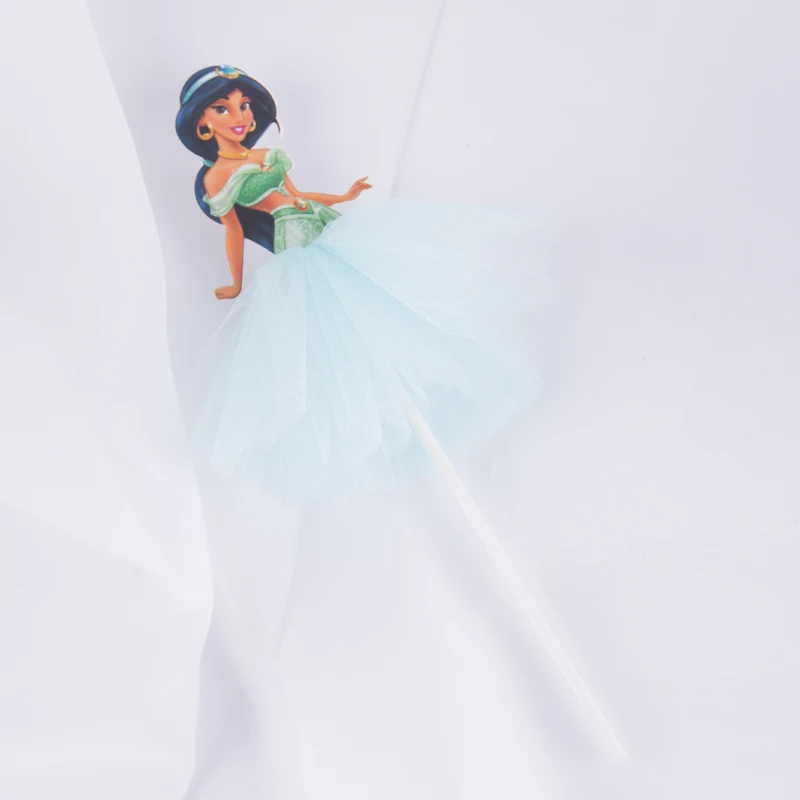 

1 X Princess Belle/Aurora/Jasmine Cake Topper Girl's Birthday Party Cake Decoration Accessories Party Supply
