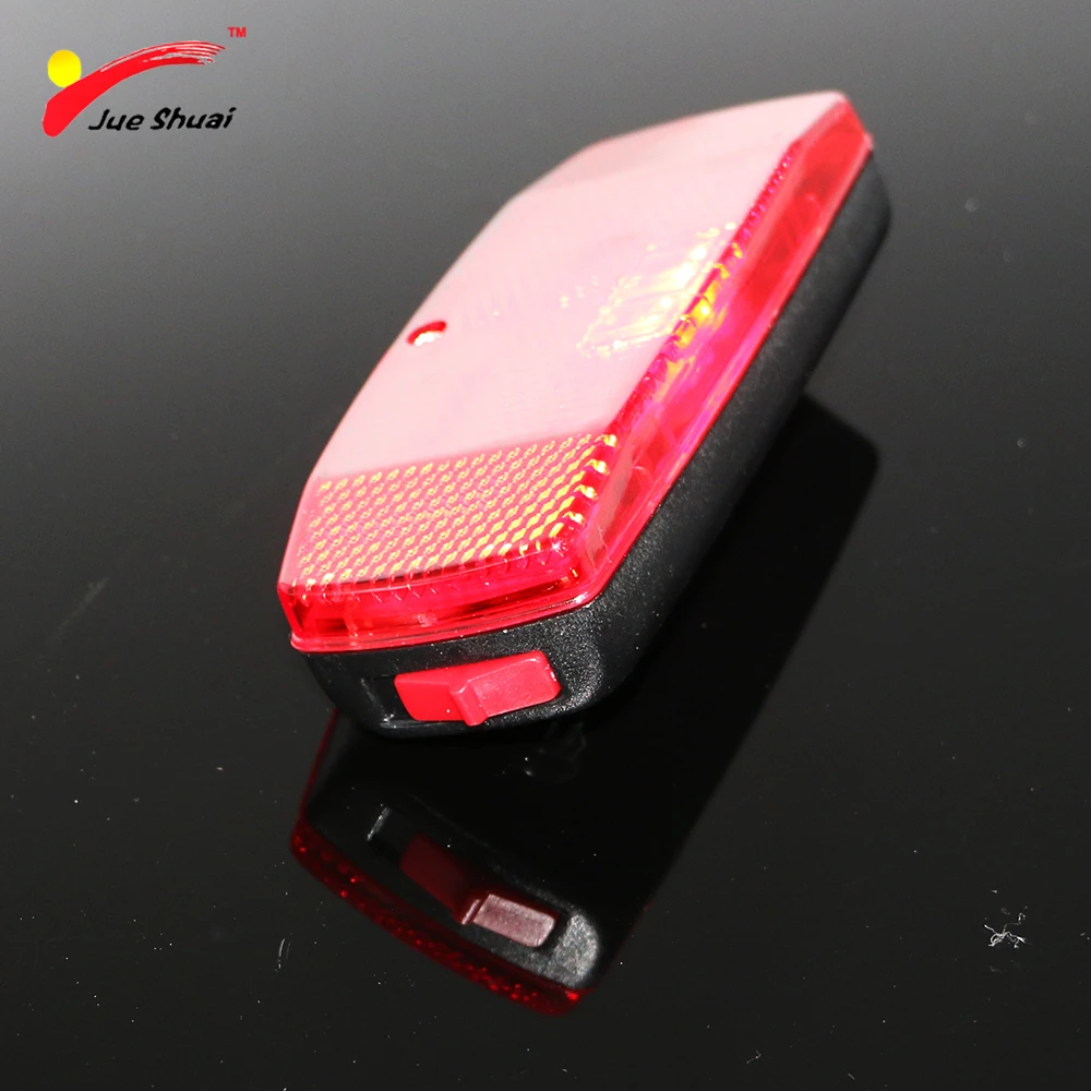Perfect JS Leds Red Bicycle Rear Light Bike Rear Rack Light Lamp Battery Cycling Bicycle Accessories MTB Led Bike bisiklet aksesuar 2