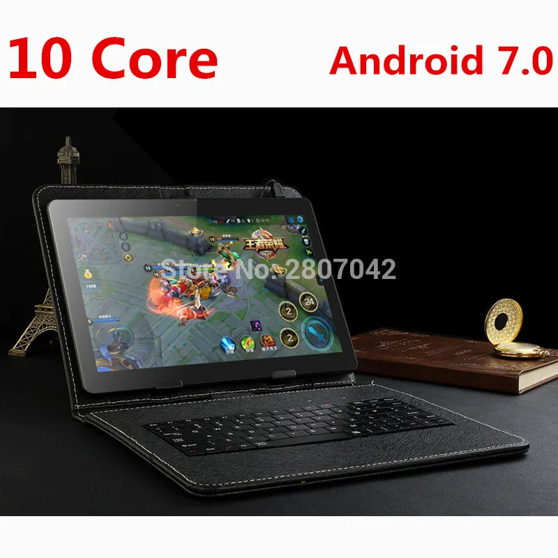 LSKDZ T100 4 г 10 дюймов планшетный ПК Android 7,0 Дека core 4 ГБ Оперативная память 128 ГБ Встроенная память 8MP ips Планшеты телефон планшетный компьютер MT6797