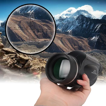 

Fast Shipping GOMU 13X50 Waterproof Monocular Rangefinder Eyepiece Telescope HD 114m/1000m distance meter Outdoor Hunting RL36-2