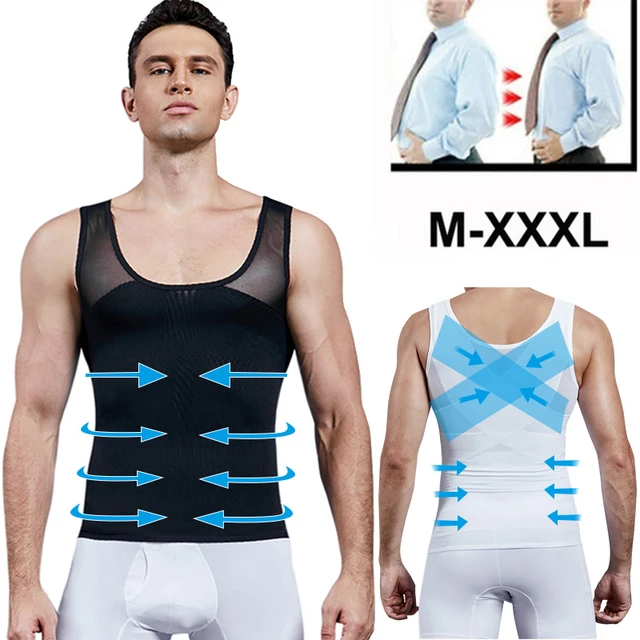 Gynecomastia Compression Vest, Shaper Vest, Shirt Men