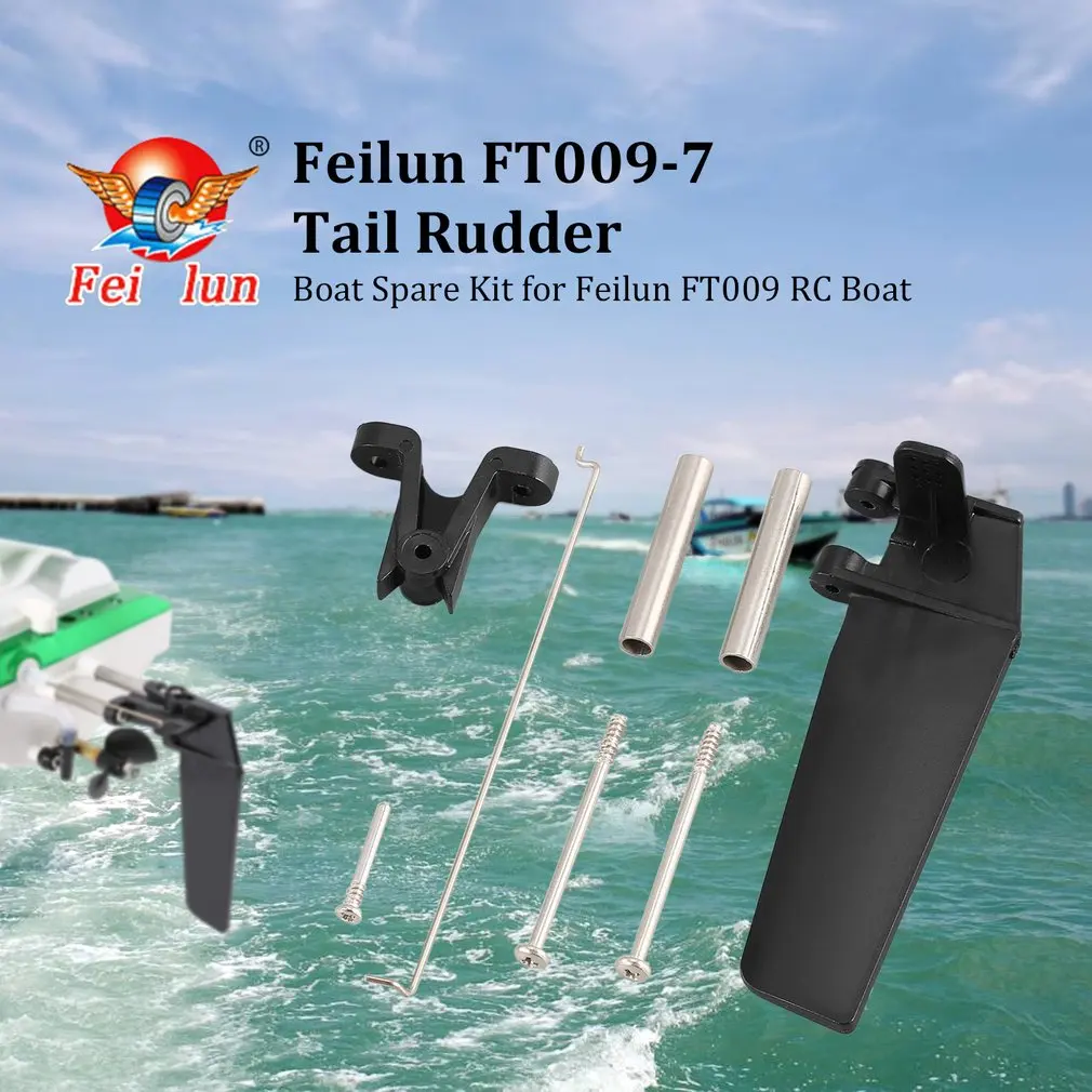 

Feilun FT009-7 Fittings Steering Tail Rudder Component Set Accessories Kit for FT009 RC Boat Spare Part Assembly dropshipping