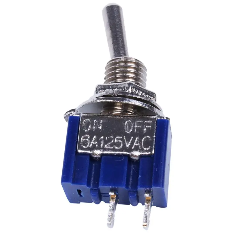 

25x On-off Toggle Switch Spst Mts-101 6mm 1/4 Sub Miniature on Off B12