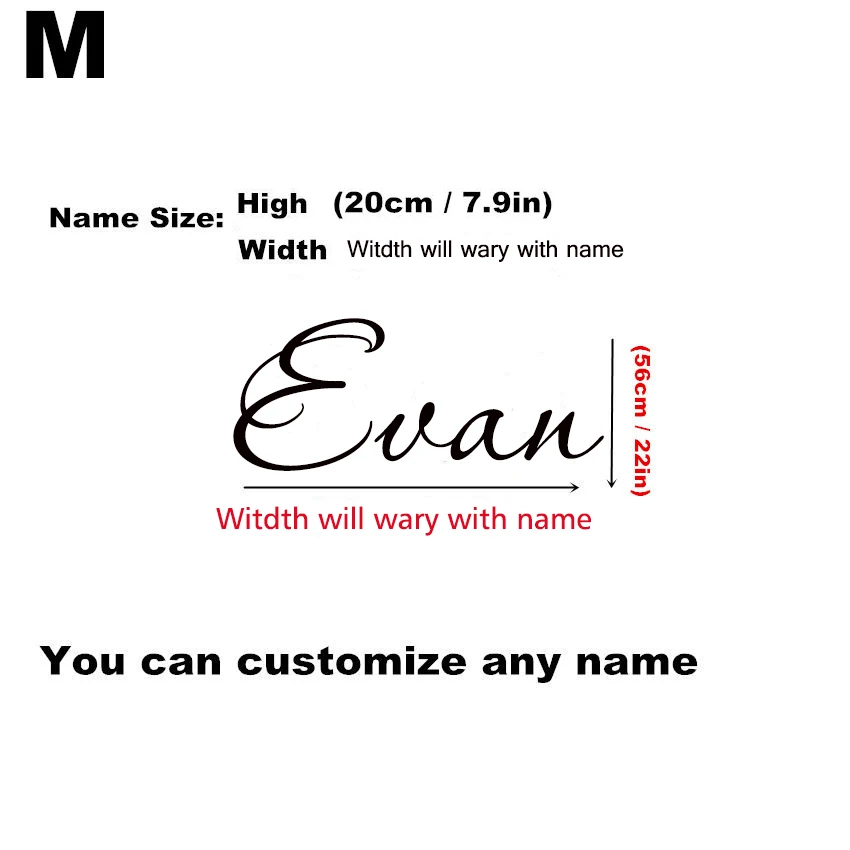 Customized-Personalized-Name-Children-Heart-Art-Decor-Nursery-Kids-RoomVinyl-Sticker-Decal-Wall-Art-Sticker-C09 (1)