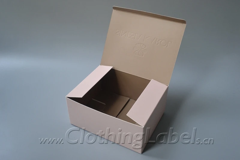 Пользовательские роскошные СКЛАДНОЙ бумажная коробка для подарков и легкой одежды упаковка, принимаем Индивидуальные логотип