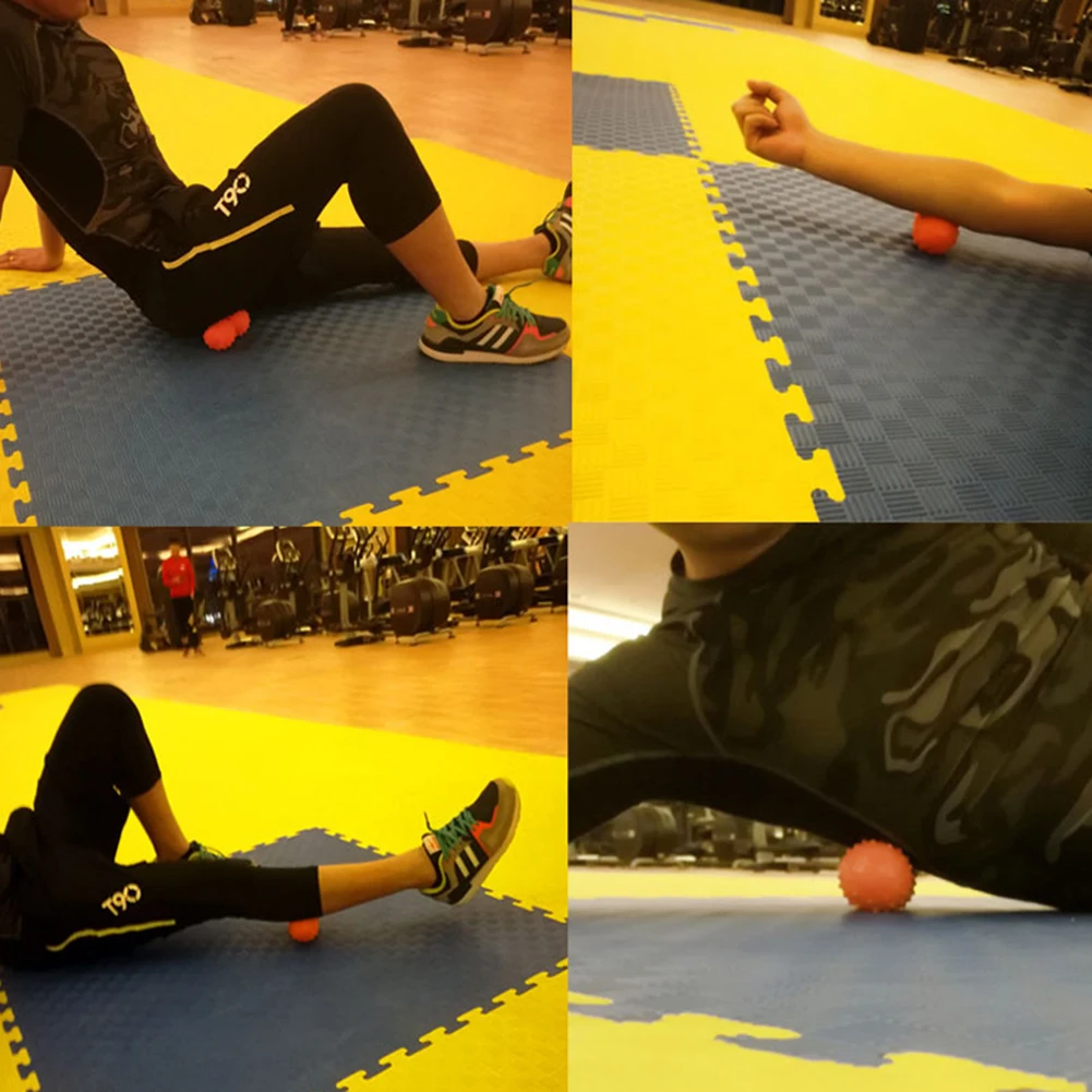 Myofascial релиз фитнес-мяч для массажа фасции массажер роликовый Пилатес Йога Лакросс мяч упражнения триггер терапевтическая, для мышц рельеф