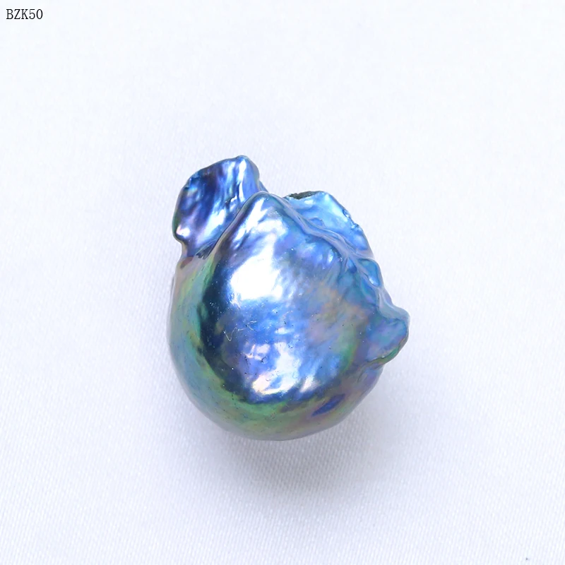 BaroqueOnly барокко ядерный хвост жемчуг павлин синий специальный цвет около 13~ 20 мм пресноводный натуральный жемчуг Diy материалы BZK