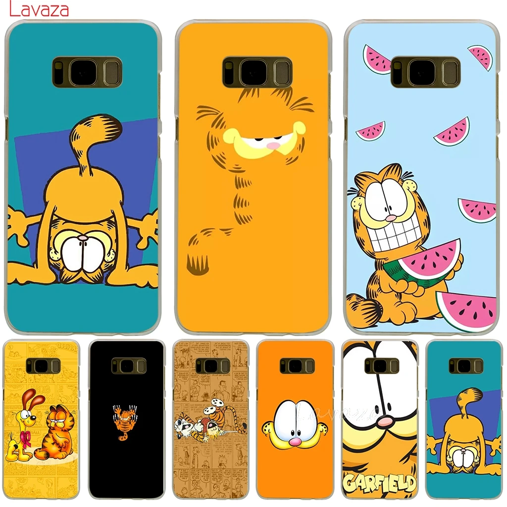 Милый жесткий чехол для телефона Lavaza Garfield Comic desig Samsung Galaxy S8 S9 S10 Plus S10e чехлы S6 S7