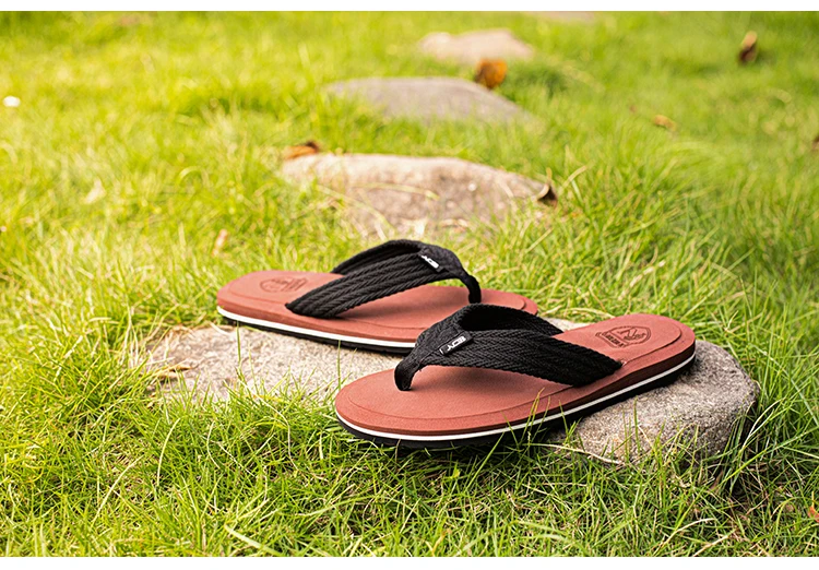 Men's Split Leather Flip Flops