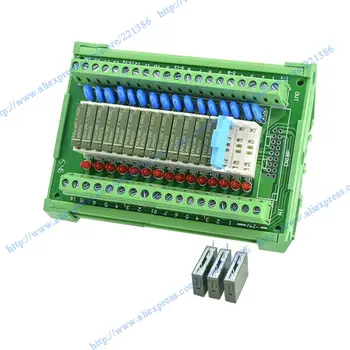 

16 channel Pa1a relay module 12V 5A Module driver board output amplifier board PLC board PNP relay PA1a PNP