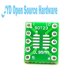 

PCB board SOT23 MSOP10 UMAX turn DIP10 0.5mm / 0.95mm 10PCS/LOT