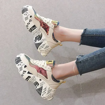 

Muffin thick-soled old shoes female ins2019 spring new Korean version of the wild Harajuku Yamamoto style casual shoes