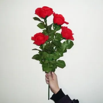

Lighting rose Remote Control (4 flowers) - Magic trick,flower magic,close up magic,stage,magic for lover,romantic