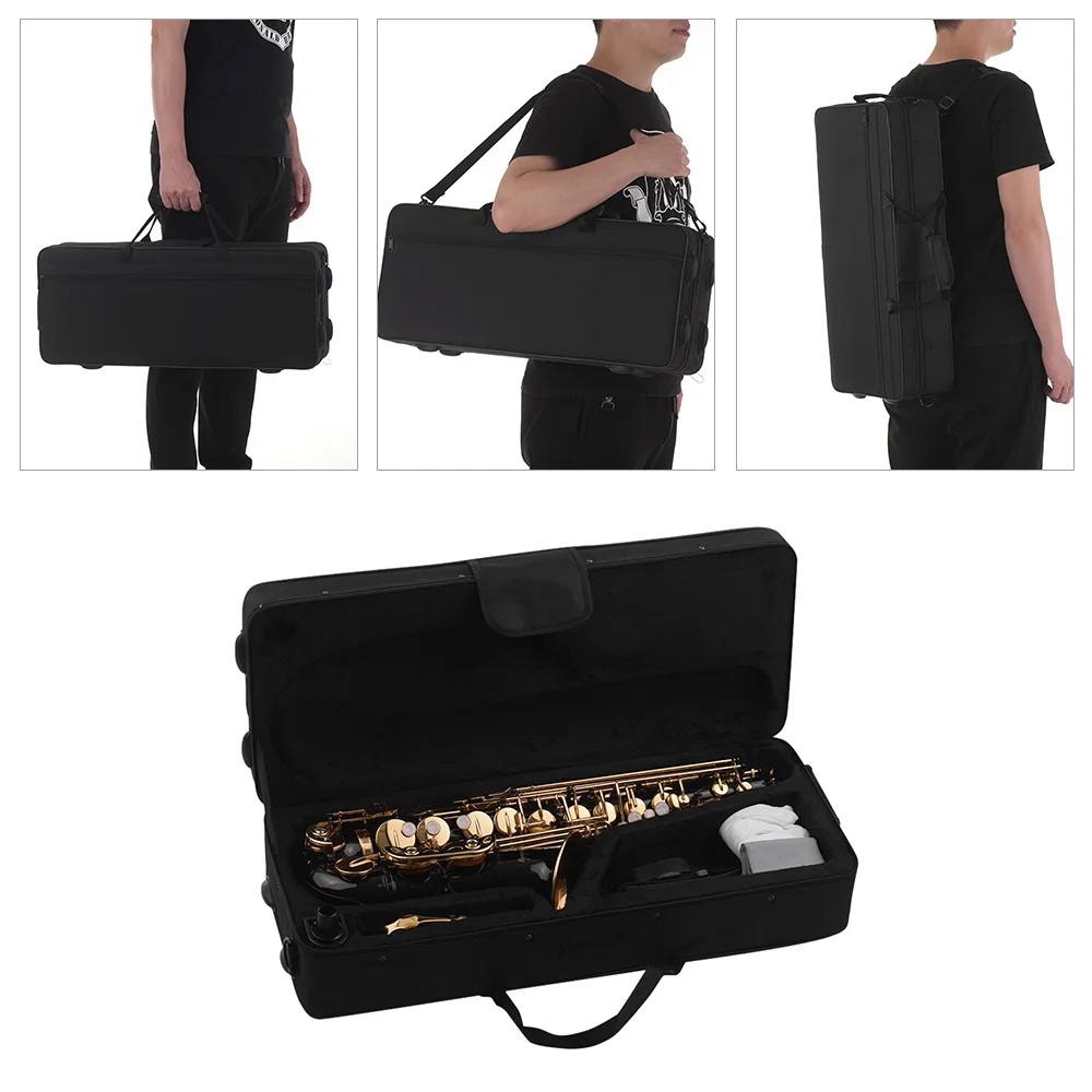 Muslady Eb Alto саксофон Sax латунный лакированный Золотой 82Z ключ Тип инструмент для
