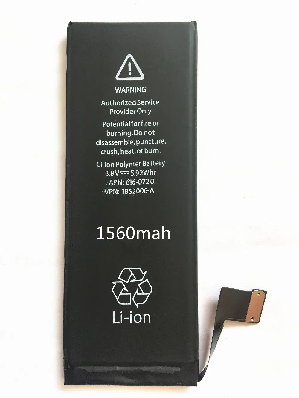Новинка 1560mAh для iphone 5s 5c аккумулятор 3,8 V литий-ионный внутренний аккумулятор сменный аккумулятор для iphone 5C 5s с набором инструментов для ремонта