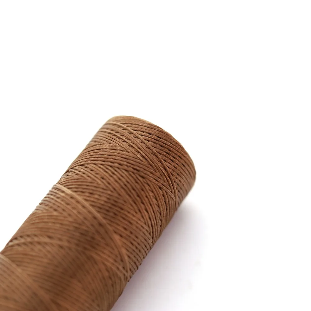 Плоская плетеная швейная нить из полиэстера 0 8 мм 100 м|leather hand sewing|waxed thread leather