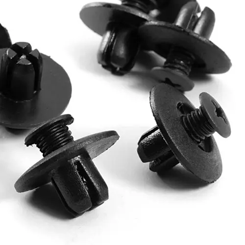 8mm 40 Pcs / Pack Nylon Bumper Fender Flare Mud Flaps Guard Fastener