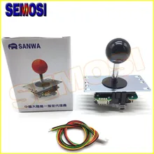 Япония Sanwa Джойстик 5pin кабель аркадный боевой рокер с Topball для JAMMA MAME аркадная игра машина DIY JLF-TP-8YT