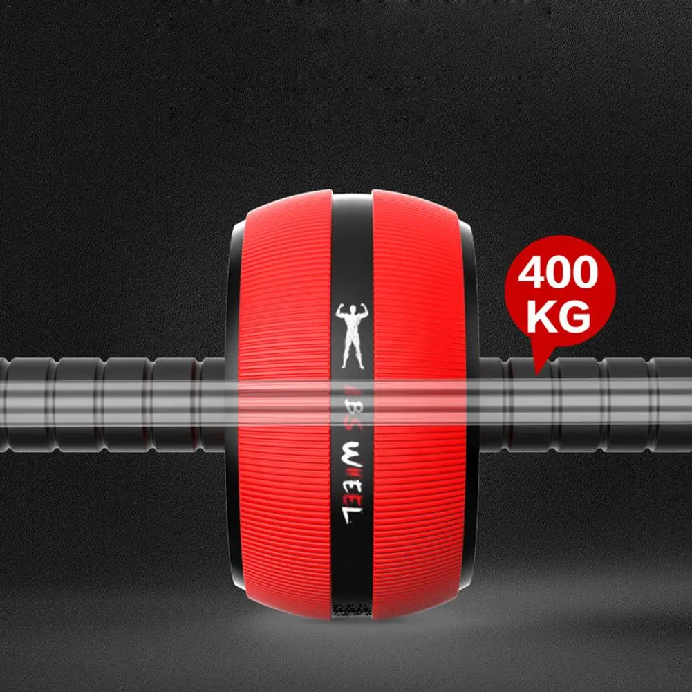 Abdominal Exercise Wheel Abdominal Rollers Exerciser Fitness Workout Gym Great For Arms, Back, Belly Core Trainer