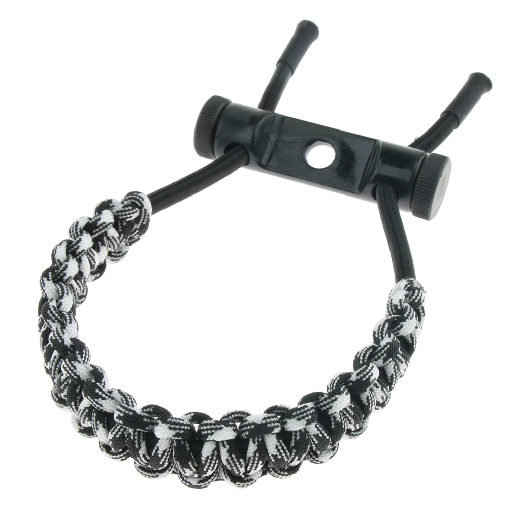 Bow Archery Wrist Sling Paracord Cord Survival Hunting Shooting Wrist Strap Compound Bow Wrist Sling Archery Wrist Sling