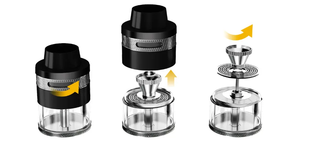 Original Aspire Revvo Tank 2ml 3.6ml Top Airflow Electronic Cigarette Atomizer Revvo with Aspire Radial  ARC Coil 06