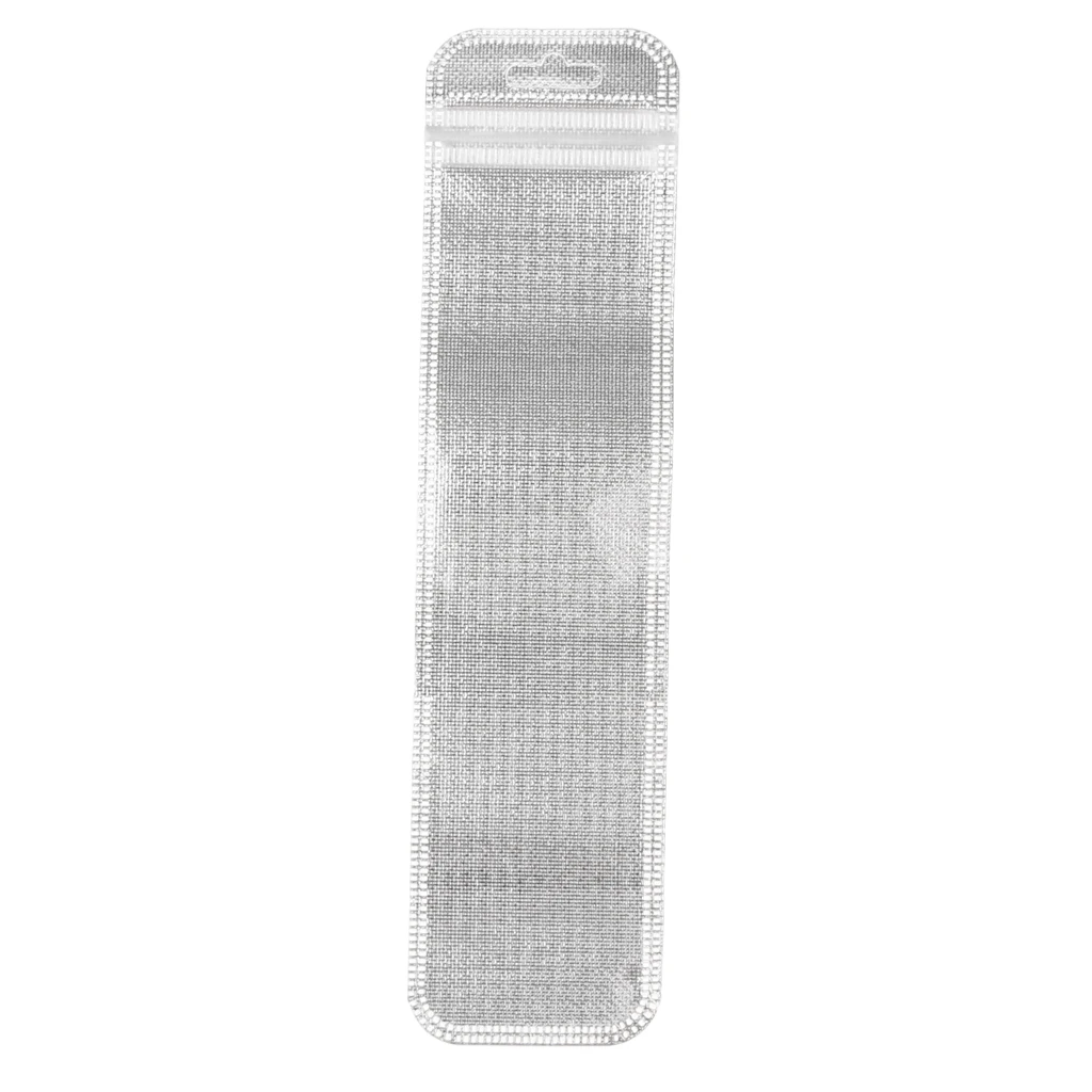 MagiDeal 50pcs Half-clear Polypropylene OPP Bags Plastic Bag Pouches 3 Size Available