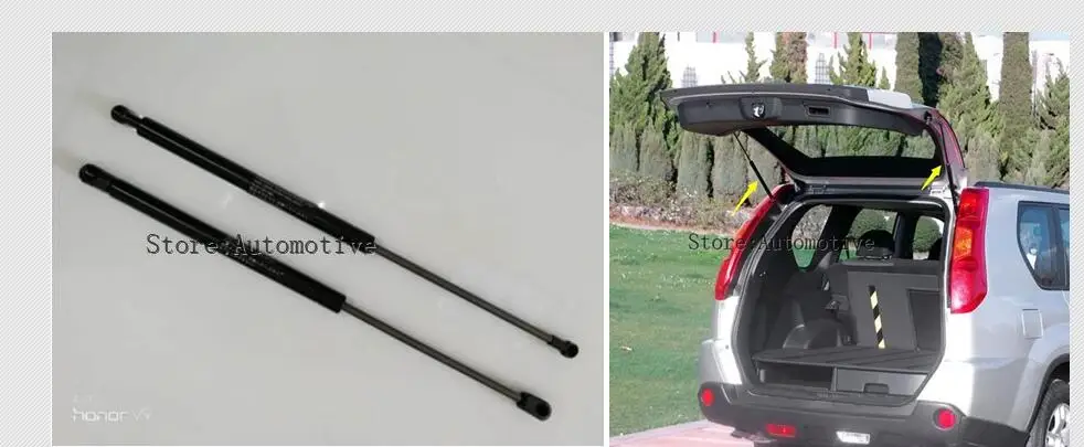 

2pcs Auto Tailgate Boot Ascensor de apoyo Gas Struts Spring for Nissan X-Trail T31 2007 2008 2009 2010-2013 580 mm