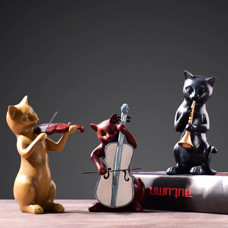 الإبداعي النمط الأوروبي غرفة المعيشة تلفزيون المفروشات ديكورات خزانة نوم القط الراتنج الحرف الإبداعي النمط الأوروبي غرفة المعيشة تلفزيون المفروشات ديكورات خزانة نوم القط الراتنج الحرف