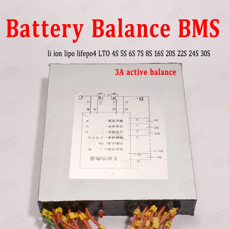

balance BMS Active Balance Board 3A current Balanced Balance voltage difference repair battery pack for li ion lipo lifepo4 LTO