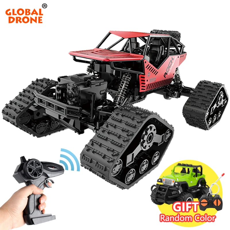 

Global Drone 2.4GHz Remote Controlled Cars Crawler Big Foot Track Drive RC Off-Road Cars on Rradio Control Toys Gift