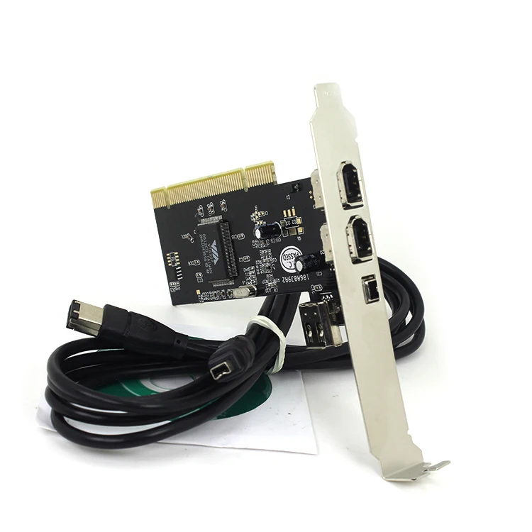 

3 Ports Firewire IEEE 1394 4/6 Pin PCI to 1394 DV Card Controller Video Capture Card Adapter for HDD MP3 PDA