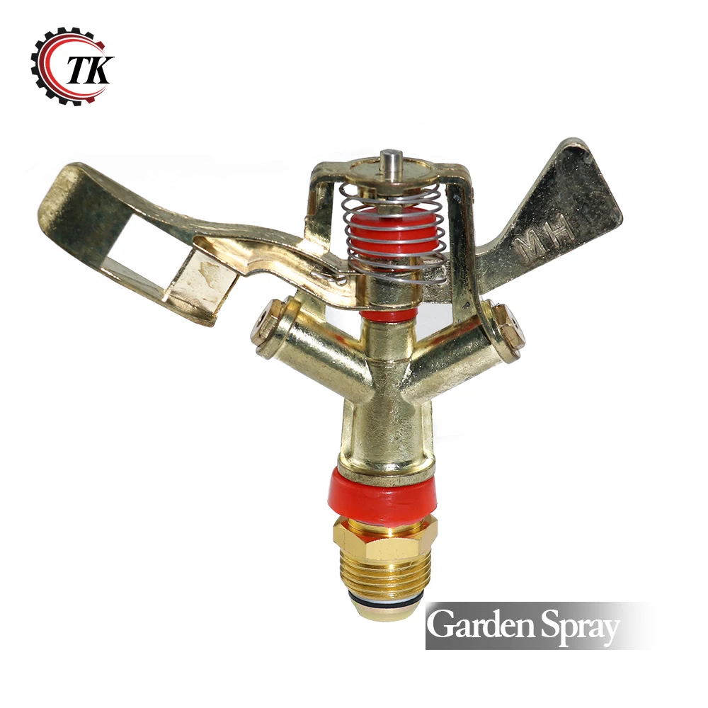 

Transkoot 2Pcs Adjustable Misting Nozzle Garden Sprinkler Watering Irrigation Fitting Home Agricultural Fogging Metal Spray Head