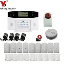 Yobang безопасности дома безопасности беспроводной GSM gsm-сигнализация сети с 7 проводной 99 беспроводная зона охранной
