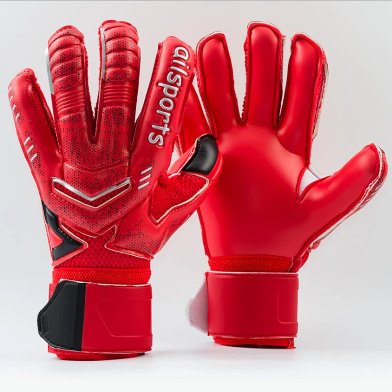 Мужские профессиональные вратарские перчатки с сильной защитой пальцев футбольные утолщенные латексные вратарские перчатки De Futebol вратарские перчатки