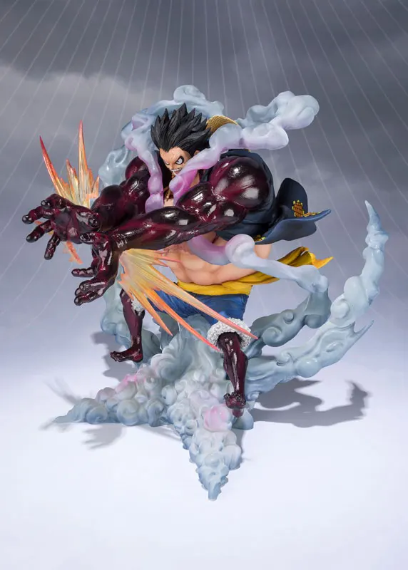 Подлинная BANDAI SPIRITS Tamashii Наций Figuarts ZERO ONE PIECE Monkey D. Luffy Gear 4 Leo Bazooka Коллекционная