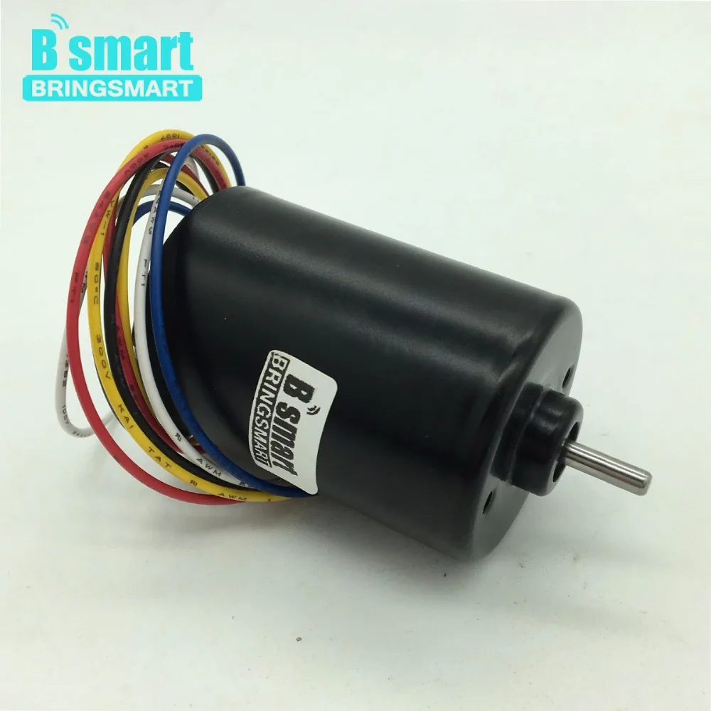 

Bringsmart A3650 Brushless DC Motor 12V 24V Mini Motor DC 3000rpm 6000rpm Reversed Built-in Driver High Speed High Torque