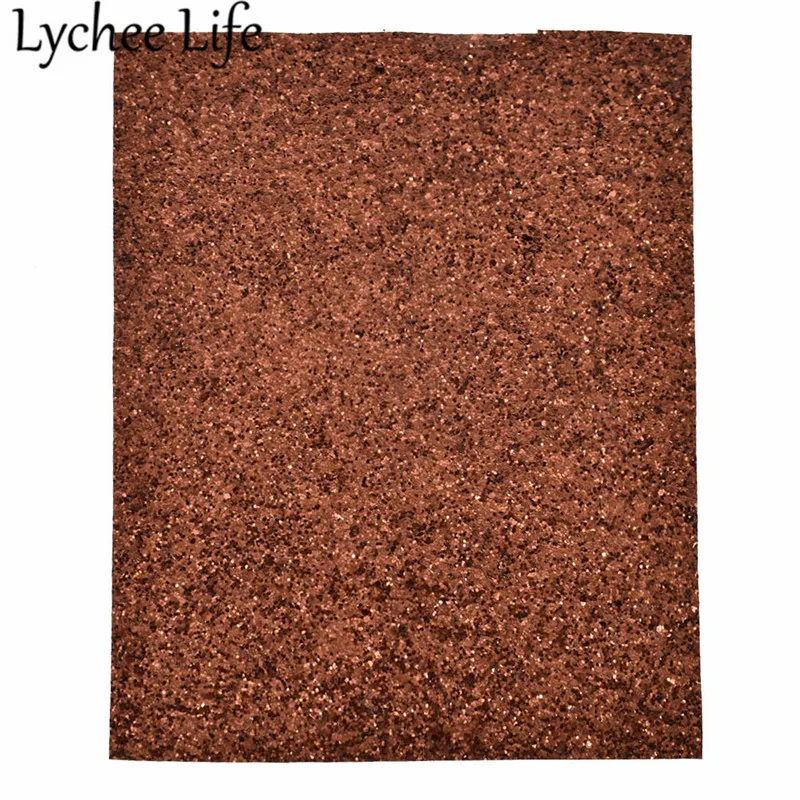 Lychee Life толстые Блестки для рукоделия, бумажный набор, односторонняя цветная бумага 29x21 см, сделай сам, скрапбук ручной работы, штамп, бумага для рукоделия, принадлежности