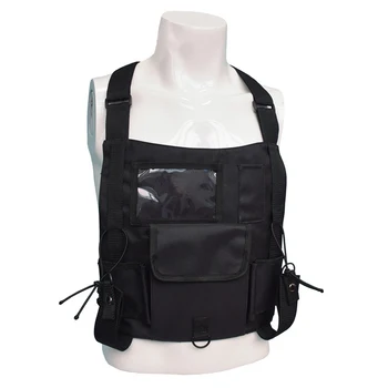 

Men Tactical Hunting Shoulder Bags Chest Rig Bag Streetwear Functional Waist Packs Adjustable Pockets Waistcoat