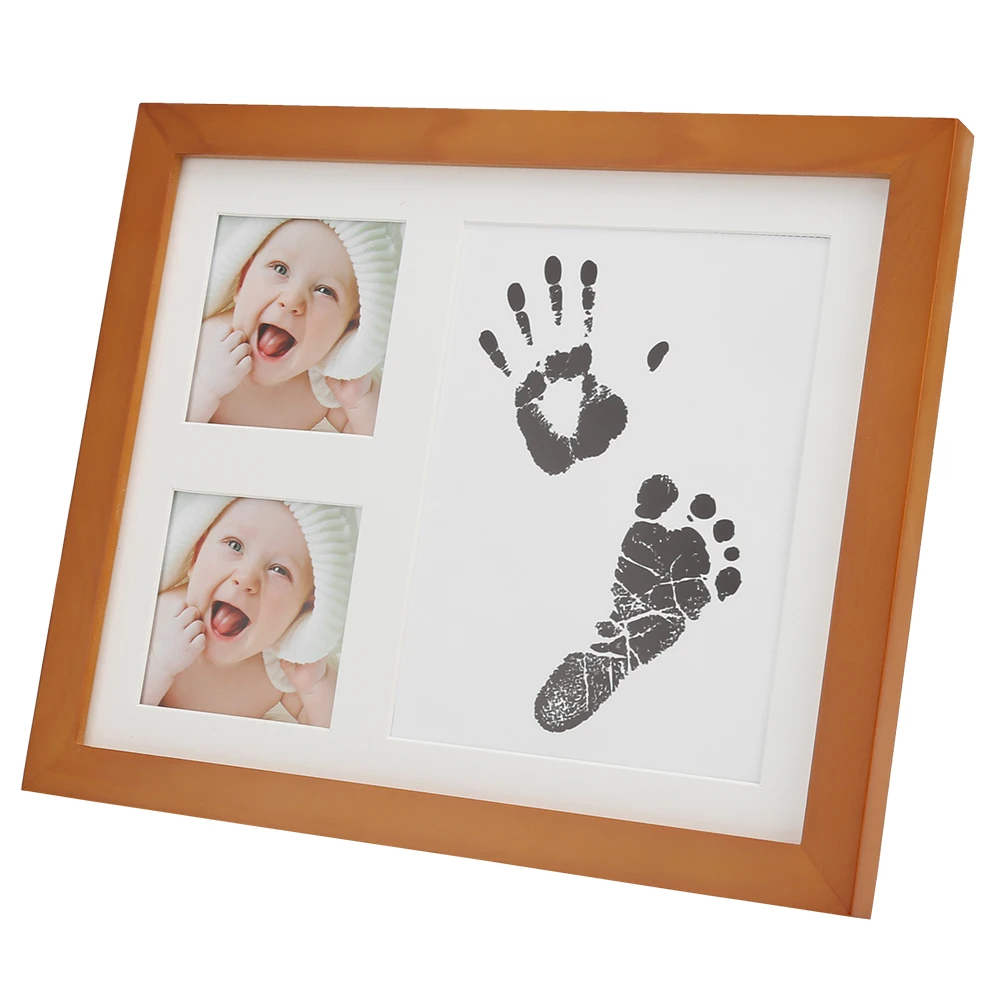Impressão da Mão Fundição de Argila Almofada de Tinta Bebê Inkpad Handprint Pegada Não-tóxico Recém-nascidos Marca d' Água Brinquedos Infantis Lembranças 22 Não-Tóxico Recém-nascidos Marca D' Água Fundição De