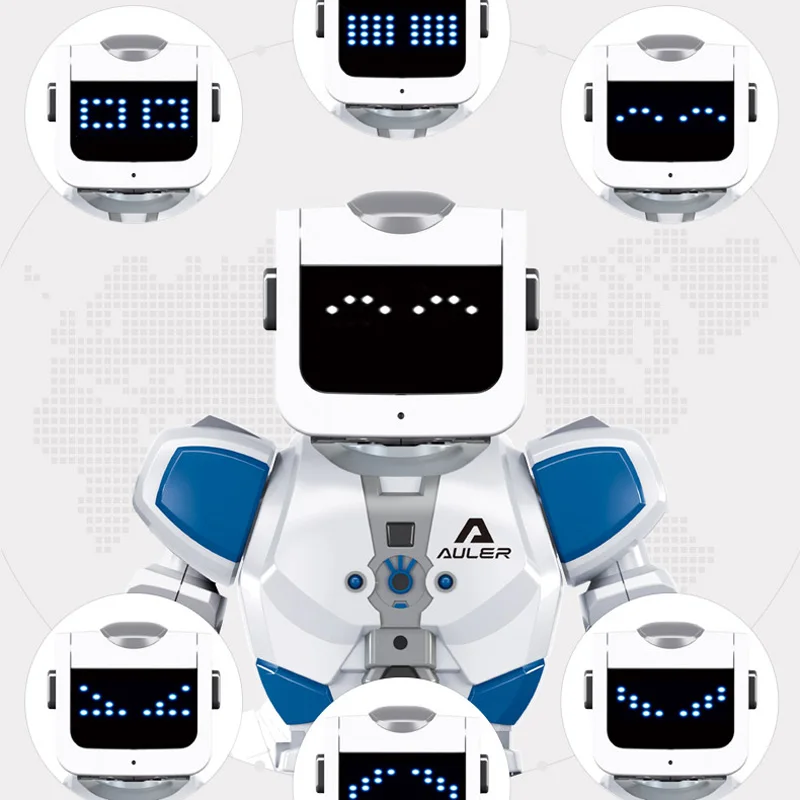 RC умный робот гибрид AI хлопающий прыгающий Космический игрушки 180 градусов