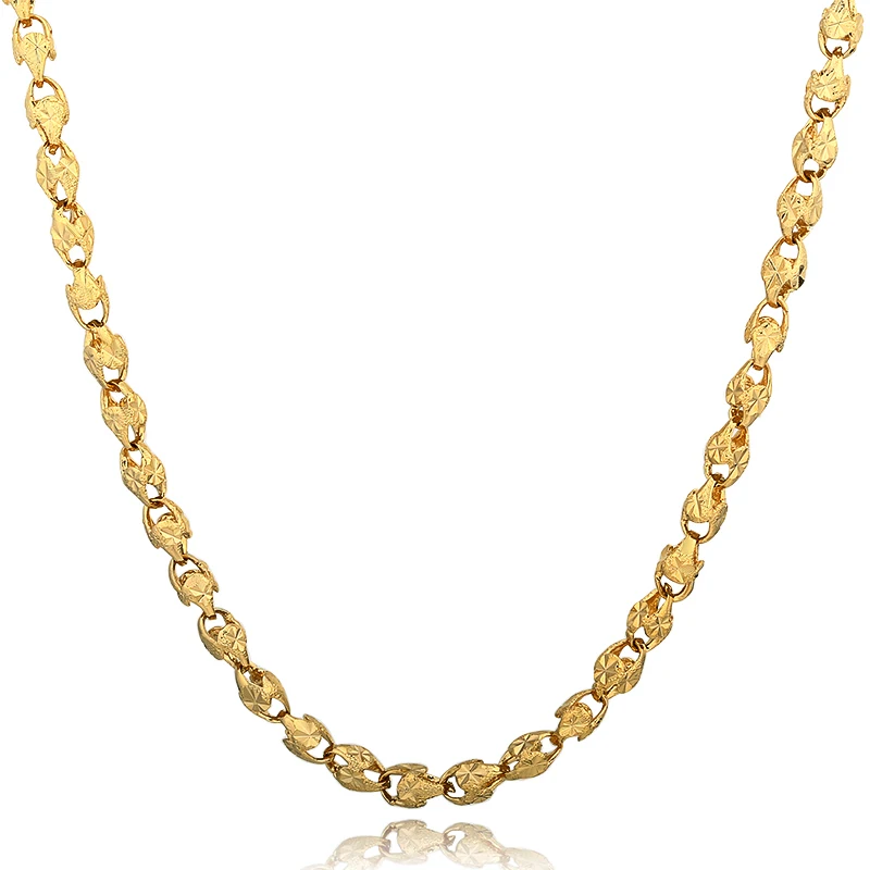 

Long 6MM Vintage Punk Gold Filled Miami 60cm Chain Hip Hop Chain Gift For Women/Men Jewelry