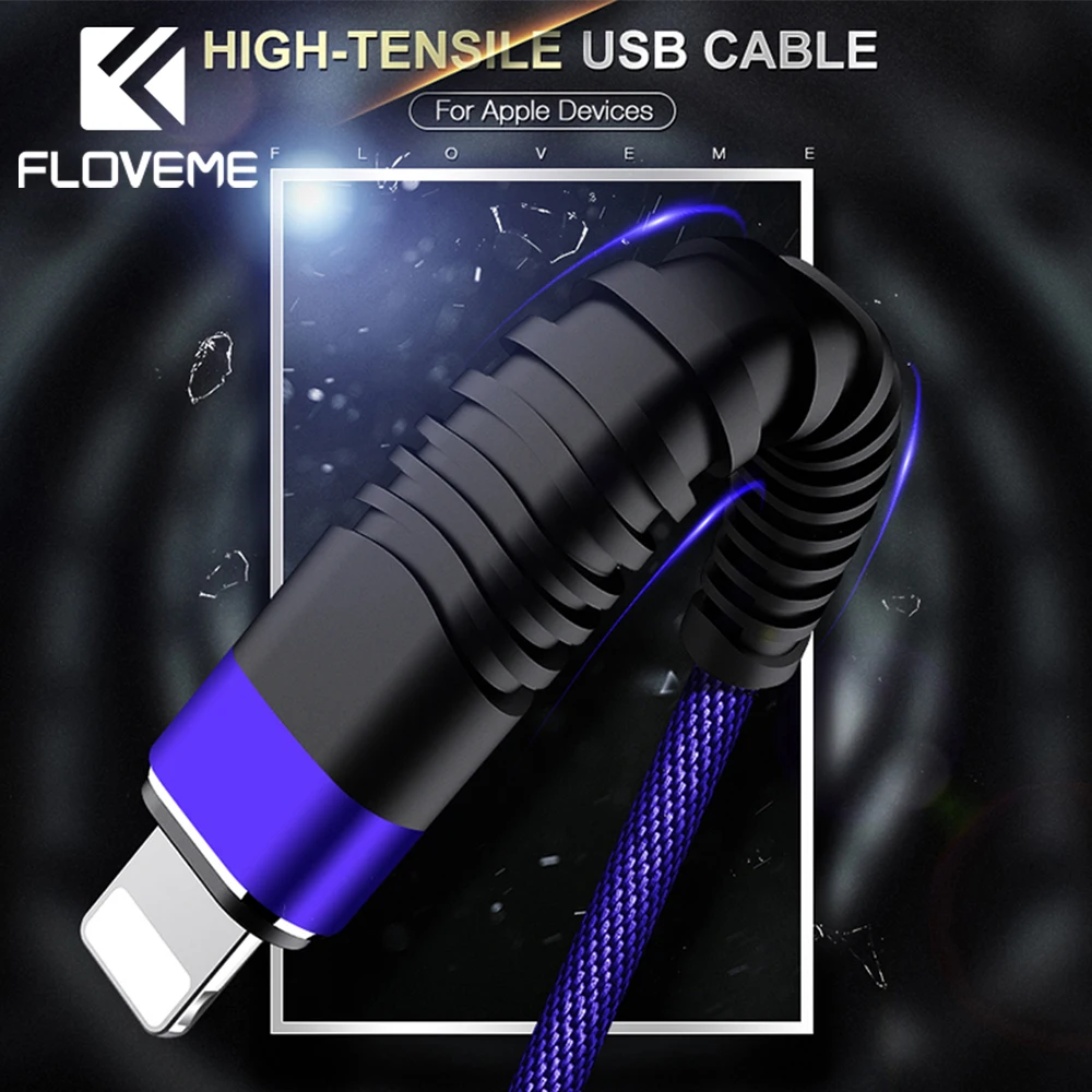 FLOVEME 2A USB Cable For iPhone Cable For Lightning To USB Charger Charging Cable Data Nylon Braid Lighting Cable For iPad Cabo FLOVEME 2A USB Cable For iPhone Cable For Lightning To USB Charger Charging Cable Data Nylon Braid Lighting Cable For iPad Cabo