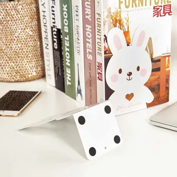 

2Pcs Rabbit Bookends Book Shelf Holder Magzine Storage Rack Shlves Display Home Bookshelf Office Desktop Organizer