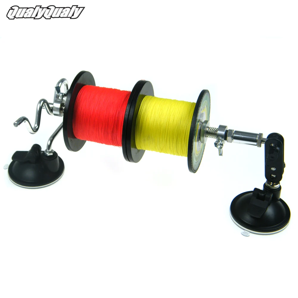 Portable Aluminum Fishing Line Winder Reel Spool Spooler System Tackle