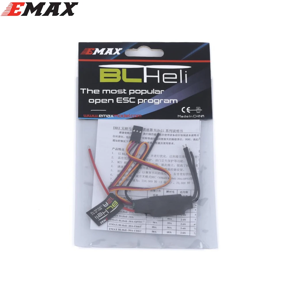 Серия Emax blheli 12A/20A/30A регулятор скорости с 1A/5V BEC для QAV 250 квадрокоптера FPV
