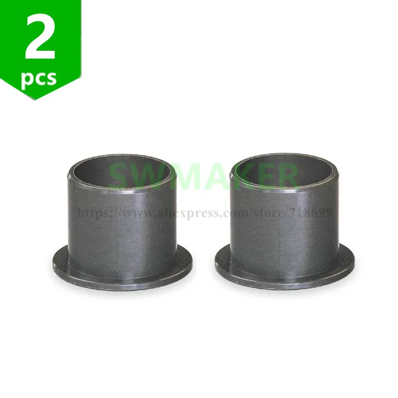 SWMAKER 2pcs GFM 1214/1517/1618 engineering plastic sliding Flanged