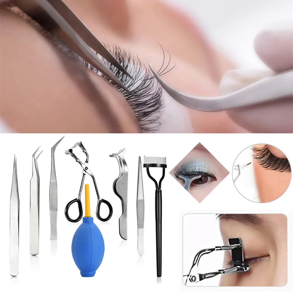 

OutTop 1set Line Soft Extension Bristles Eyelash Extension Grafting Beauty Eyelash Flowering Tool for Women 40#