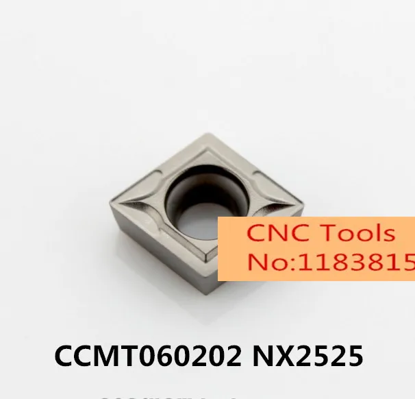 

10PCS CCMT060202/CCMT060204/CCMT060208 NX2525,original CCMT 06 02/04/08 insert carbide for turning tool holder