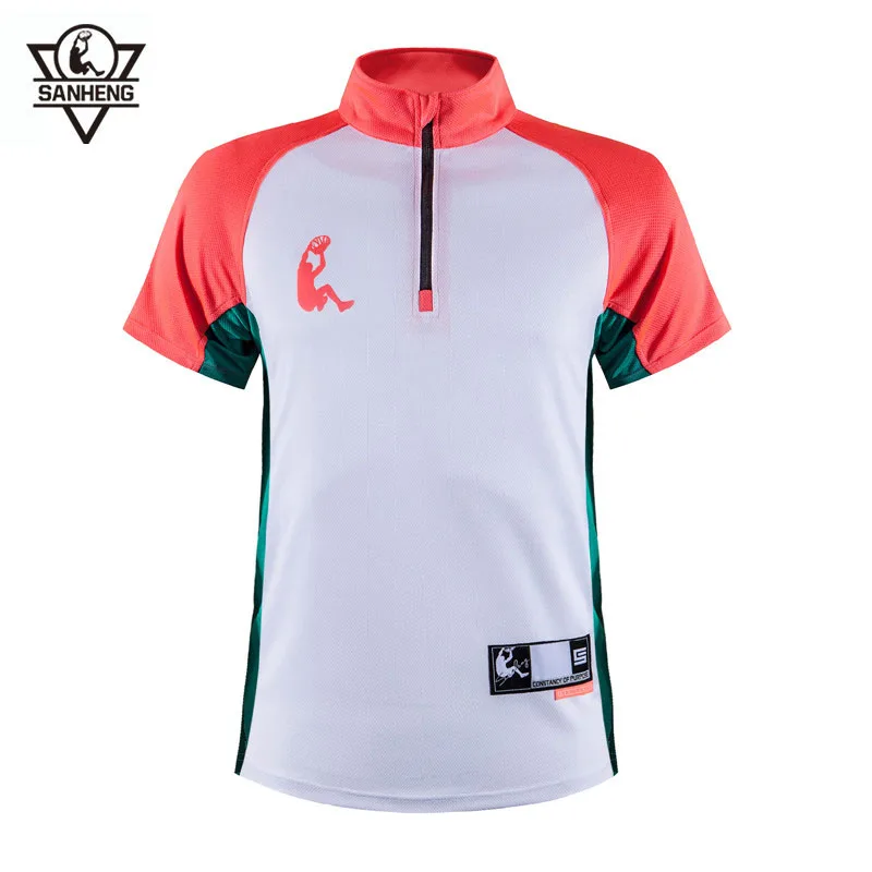 2016 Brand SANHENG Mens Basketball Short Sleeve Jersey 315Tin