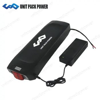 

36v 13ah Rear Rack lithium ion battery with Samsung/LG Cell and USB 36v ebike li-ion battery for 500W Bafang BBS02 BBS01